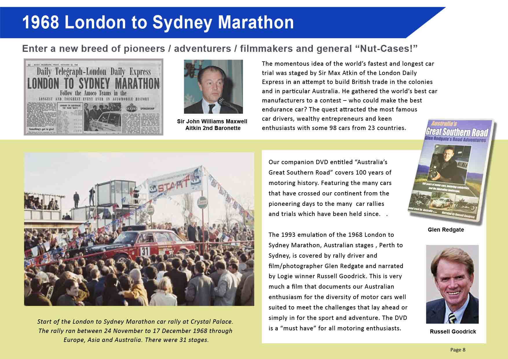 Great Southern Road - Road history 3