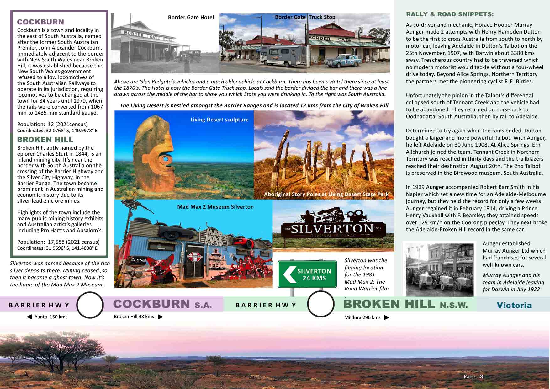 Great Southern Road - COCKBURN - BROKEN HILL