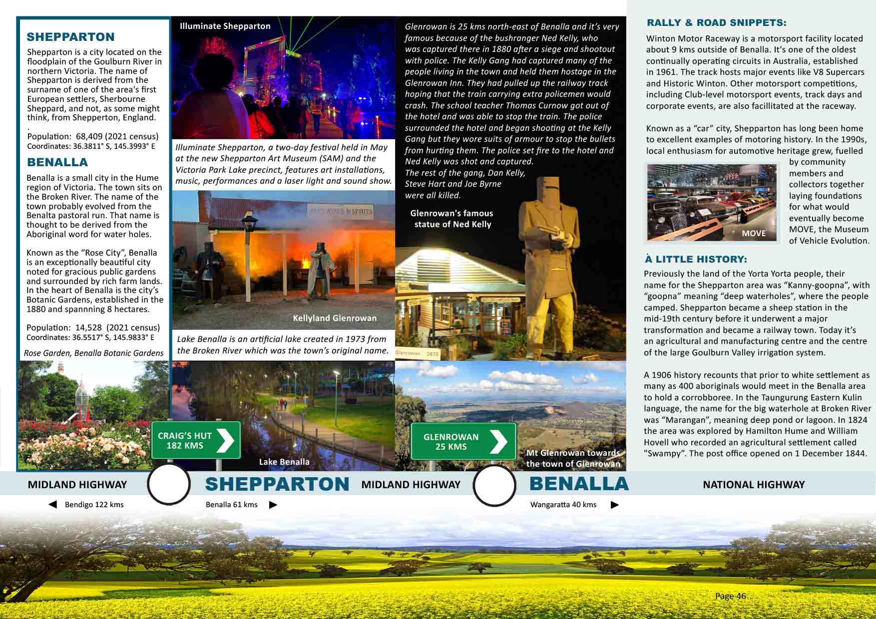 Great Southern Road - SHEPPARTON - BENALLA